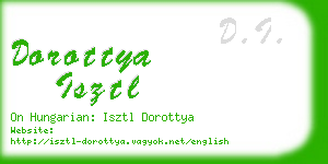 dorottya isztl business card